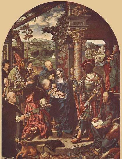 CLEVE, Joos van Adoration of the Magi China oil painting art